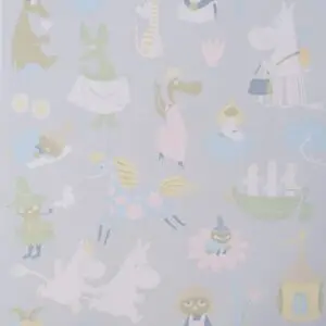 Historische Moomin Tapete Aarre