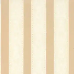 Barockstreifen Tapete Sandudd Medaillon Stripes - Hellbraun, Musterstück