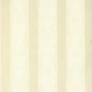 Barockstreifen Tapete Sandudd Medaillon Stripes - Weiß glänzend, Tapetenrolle