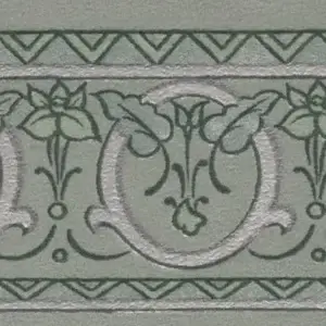 Sandudd Classic Papierborte Empire - Grün, Musterstück