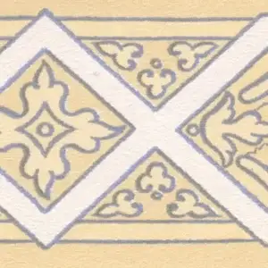Sandudd Classic Papierborte Empire - Gelb, Musterstück