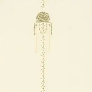 Sandudd Vliestapete Art Deco - Bronze, Tapetenrolle