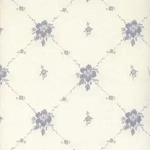 Sandudd Vliestapete Classic Trellis - Blau, Musterstück
