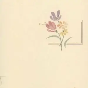 Sandudd Vliestapete Kitchen Flowers - Beige, Musterstück